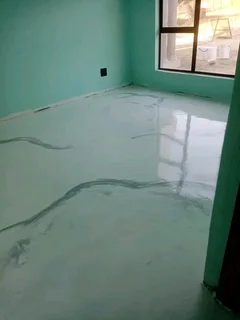We do epoxy flooring and walls.