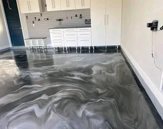 We do epoxy flooring and walls.