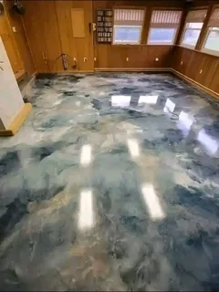 We do epoxy flooring and walls.