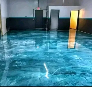We do epoxy flooring and walls.