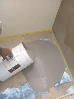 We do epoxy flooring and walls.