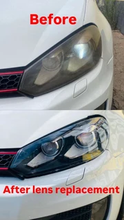 Vw headlight lens replacement
