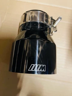 Bmw M135i F40 M235i F44 M2 G87 M3 G80 M4 G82 M Logo Titanium Black Exhaust Tips