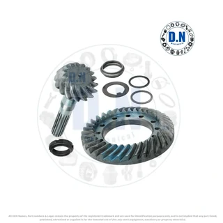 Case 570T Crown Wheel Pinion Gear Set Case 570T Axle Parts Case TLB Spares Case 570 Parts Case TLB