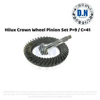 Sale Hilux Crown Wheel Pinion Gear Set 9/41 Teeth Pinion Crown Gear Hilux 41:9 crown wheel pinion