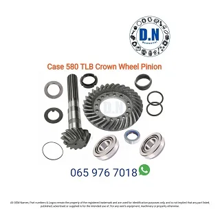 Case 580 TLB Crown Wheel Pinion Gear Set Case TLB Parts Case TLB Spares sale Case spares Part sale