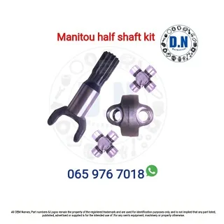 Manitou Telehandler Drive shaft Kit Manitou Telehandler Axle Parts Manitou Spares Manitou U-Joints