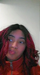 Burgundy bob  lace  wig