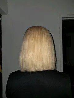 Golden blonde bob lace wig