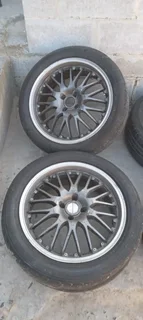 Heart racing 17” rims and tyers