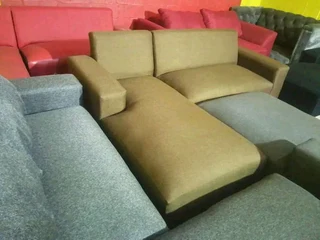 L shape couches for sale right at the factory shop for R2500