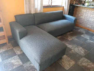 Affordable L shape couches for sale right at the factory shop forR2499