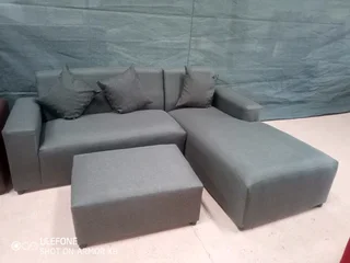 L shape couches for sale right at the factory shop for R2499.