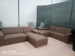 L shape couches for sale right at the factory shop for R2499.