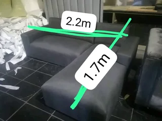 L shape couches for sale right at the factory shop for R2499