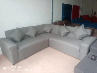 Corner couches for sale right at the factory shop for R3499