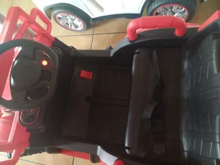 Kids ride on car and tractor