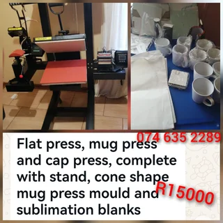 Press with stand