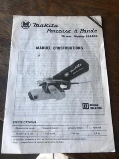 Makita belt sander