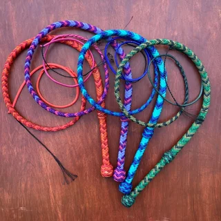 Paracord bull whips