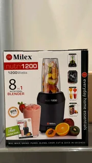 BRAND NEW Milex Nutri 1200 Blender – 8-in-1 Nutritional Blender – Sealed in Box