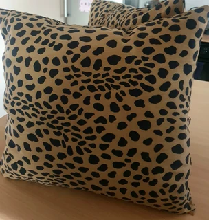 Leopard print scatter cushions