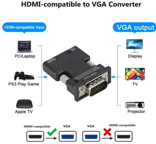 HDMi (female) to VGA (male) -Adaptor/converter