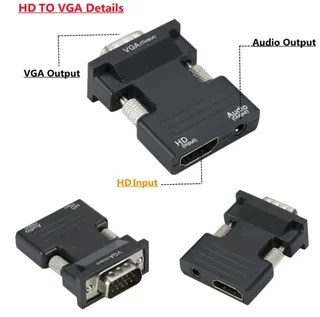 HDMi (female) to VGA (male) -Adaptor/converter