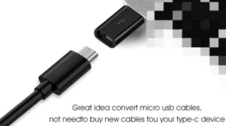 Micro-USB to Type-C Adaptor