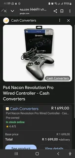 PS4 NACON Revolution PRO Wired Controller (BB4431V2)