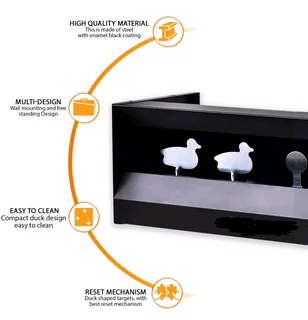 AIR GUN SHOOTING TARGET - (4 x Ducks Trap)