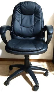 Executive Black Office Chair–Adjustable, Swivel &amp; Comfortable