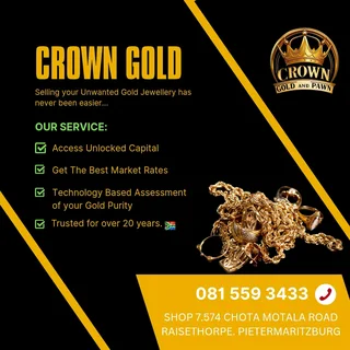 Crown Gold And Pawn