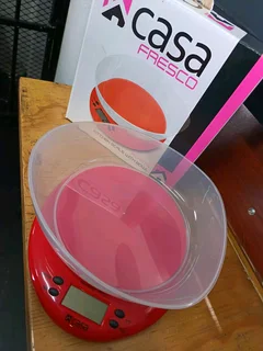 Casa Fresco Kitchen Scale With Bowl