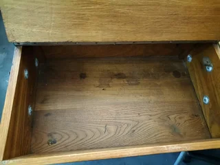 Class Desk With Ink Well Antique R.H.Morris LTD