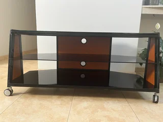 Tempered Glass TV Stand