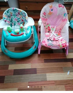 Walking ring and rocking chair