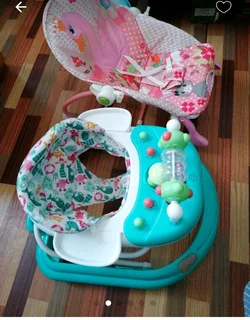 Walking ring and rocking chair