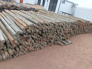 Hi treated CCA green poles 2.1m 80 mm