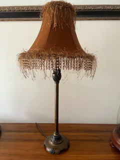 Lamp stands and shades