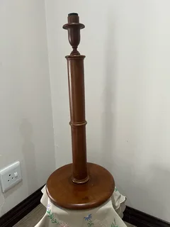 Lamp stands and shades