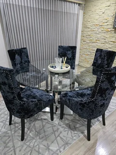 Dining table and chairs