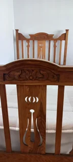 Oak Bed. Vintage. 2m x 1070mm