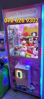 Teddy bear machine coin operated electronic adjust