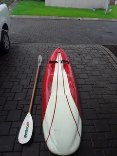 Black Widow single seater Kaylee with paddle