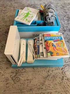 Wii console plus games