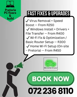 Tech Support — Home & Remote (Pretoria + SA)