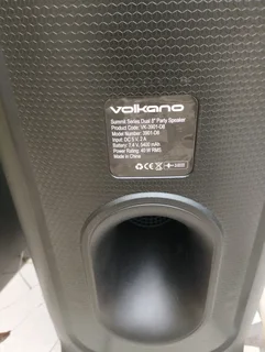 Volkano 8inch dual speaker box