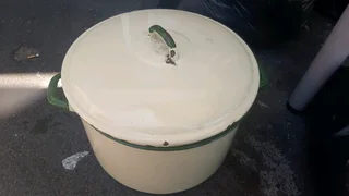 20L enamel cooking pot