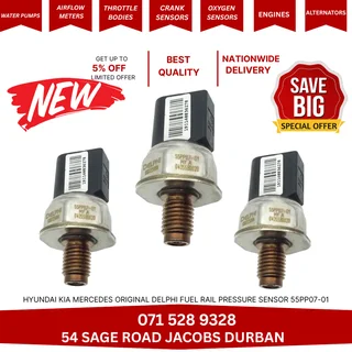 Hyundai Kia Mercedes Delphi Fuel Rail Pressure Sensor